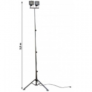 Výsuvný osvětlovací stojan OS-03 Komplet DUO LED 2x55W
