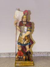 Soška sv. Florián s praporem 37 cm