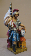 Soška sv. Florián, betlém, 20 cm