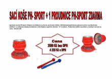Sací koš PH-Sport s klapkou/motýlkem AKCE