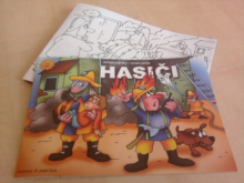 Omalovánky HASIČI