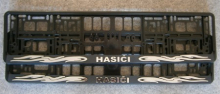 Rámeček na SPZ s nápisem HASIČI